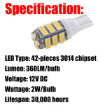 labwork 10PCS T10 RV For Camper Trailer 12V LED Interior Light Bulbs Warm White Lab Work Auto