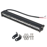 labwork 12 Inch Single Row LED Work Light Bar 450W 6000K 12000LM 12V White Flood Driving Off Road SUV Boat ATV Lab Work Auto