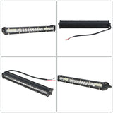 labwork 12 Inch Single Row LED Work Light Bar 450W 6000K 12000LM 12V White Flood Driving Off Road SUV Boat ATV Lab Work Auto
