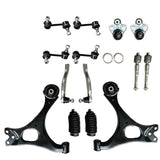 labwork 14 PC Front Lower Control Arm Ball Joint Sway Bar Link Tie Assembly Suspension Kit Fit for 2006-2011 Honda Civic Lab Work Auto