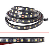labwork 2PCS 60" White LED Pickup Truck Bed Light Kit w/Switch Super Bright Lab Work Auto