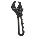 labwork 3AN-16AN Adjustable Wrench Spanner Lightweight Aluminum for An Hose Fitting Adapter End Black Lab Work Auto