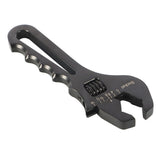 labwork 3AN-16AN Adjustable Wrench Spanner Lightweight Aluminum for An Hose Fitting Adapter End Black Lab Work Auto