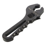labwork 3AN-16AN Adjustable Wrench Spanner Lightweight Aluminum for An Hose Fitting Adapter End Black Lab Work Auto