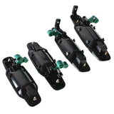 labwork 4Pcs Exterior Outside Outer Door Handle Front and Rear Left and Right Side Driver and Passenger Side Replacement for 2003-2009 Kia Sorento EX Lab Work Auto