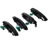 labwork 4Pcs Exterior Outside Outer Door Handle Front and Rear Left and Right Side Driver and Passenger Side Replacement for 2003-2009 Kia Sorento EX Lab Work Auto