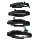 labwork 4Pcs Exterior Outside Outer Door Handle Front and Rear Left and Right Side Driver and Passenger Side Replacement for 2003-2009 Kia Sorento EX Lab Work Auto