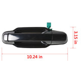 labwork 4Pcs Exterior Outside Outer Door Handle Front and Rear Left and Right Side Driver and Passenger Side Replacement for 2003-2009 Kia Sorento EX Lab Work Auto
