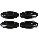 labwork 4Pcs Front Rear LH RH Driver Side Passenger Side Outer Door Handle Set Replacement for 2001-2006 Hyundai Santa Fe Lab Work Auto