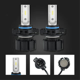 labwork 5202 LED Fog Light Bulbs 6000K 3000LM 30W Bright Fog Light LED Conversion Kit, Pack of 2 Lab Work Auto
