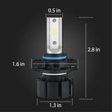 labwork 5202 LED Fog Light Bulbs 6000K 3000LM 30W Bright Fog Light LED Conversion Kit, Pack of 2 Lab Work Auto