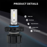 labwork 5202 LED Fog Light Bulbs 6000K 3000LM 30W Bright Fog Light LED Conversion Kit, Pack of 2 Lab Work Auto