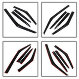 labwork Black 4 Pieces Window Vent Visors Shade Sun Rain Wind Guards Replacement for Hyundai Veloster 2011 2012 2013 2014 2015 2016 2017 Lab Work Auto