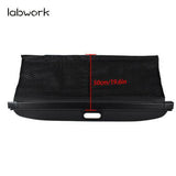 labwork Black Cargo Cover For Smart ForTwo 2007-2014 1st Anti-Theft Shield Lab Work Auto