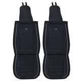 labwork Car SUV Seat Black Covers 5D PU Leather Front Rear Auto Cushion Deluxe Lab Work Auto