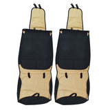 labwork Car SUV Seat Black Covers 5D PU Leather Front Rear Auto Cushion Deluxe Lab Work Auto