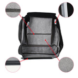labwork Driver Bottom Black Seat Cover For 04-08 Ford F150 XTL Lariat Crew-Cab Lab Work Auto