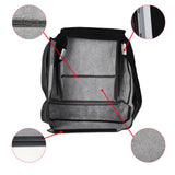 labwork Driver Bottom Black Seat Cover For 04-08 Ford F150 XTL Lariat Crew-Cab Lab Work Auto