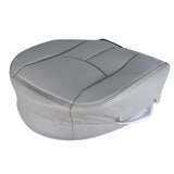 labwork Driver Bottom Seat Cover For 03-06 Chevy Tahoe Suburban Leatherette Gray Lab Work Auto