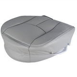 labwork Driver Bottom Seat Cover For 03-06 Chevy Tahoe Suburban Leatherette Gray Lab Work Auto