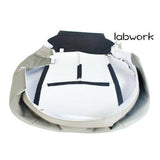 labwork Driver Bottom Seat Cover For 03-06 Chevy Tahoe Suburban Leatherette Gray Lab Work Auto