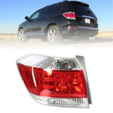 labwork Driver Side Tail Light Replacement for 2011-2013 Toyota Highlander Rear Tail Light Lamp Assembly Left Side LH 815600E070 TO2800185 Lab Work Auto