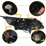 labwork For 2013-2015 Chevy Malibu Projector Headlight Headlamp Left Driver Side Lab Work Auto