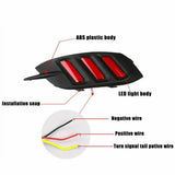 labwork For Honda Civic Sedan 2016-2019 LED Reflector Rear Bumper Brake Lamp Lab Work Auto