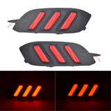 labwork For Honda Civic Sedan 2016-2019 LED Reflector Rear Bumper Brake Lamp Lab Work Auto