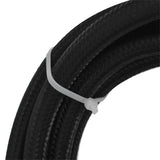 labwork Fuel Line Hose Kit, Nylon Stainless Steel Braided 3/8 Fuel Line 6AN 10FT Oil/Gas/Fuel Hose End Fitting Hose with 6 PCS Swivel Fuel Hose Fitting Adapter Hose Separator Clamp Kit Lab Work Auto