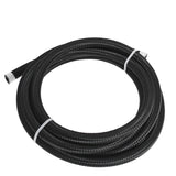 labwork Fuel Line Hose Kit, Nylon Stainless Steel Braided 3/8 Fuel Line 6AN 10FT Oil/Gas/Fuel Hose End Fitting Hose with 6 PCS Swivel Fuel Hose Fitting Adapter Hose Separator Clamp Kit Lab Work Auto