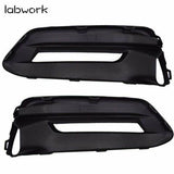 labwork LED Bumper Fog Lights Lamps Bezel Kit For 18-19 Honda Accord Sedan Lab Work Auto