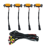 labwork LED Lights For 16-21 Toyota Tacoma TRD Raptor Style Amber Lens Grill 4X Lab Work Auto