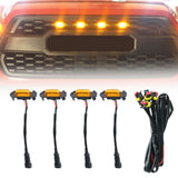 labwork LED Lights For 16-21 Toyota Tacoma TRD Raptor Style Amber Lens Grill 4X Lab Work Auto