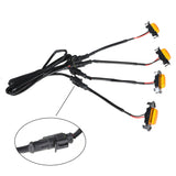 labwork LED Lights For 16-21 Toyota Tacoma TRD Raptor Style Amber Lens Grill 4X Lab Work Auto