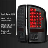 labwork LED Tail Light Lamp For 2002-2006 Dodge Ram 1500/2500/3500 Smoked Left + Right Lab Work Auto