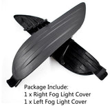 labwork Left & Right Fog Lamp Light Cover W/o Hole for 05-08 Toyota Corolla Lab Work Auto