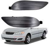 labwork Left & Right Fog Lamp Light Cover W/o Hole for 05-08 Toyota Corolla Lab Work Auto