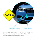 labwork License Plate Bracket Mount Bumper Tow Hook For 2016-18 Chevrolet Camaro Lab Work Auto