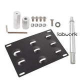 labwork License Plate Bracket Mount Bumper Tow Hook For 2016-18 Chevrolet Camaro Lab Work Auto