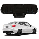 labwork Rear Bumper Lip Diffuser Replacement for 2015-2021 Subaru WRX STI Glossy Black Lab Work Auto