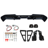 labwork Rear Step Bumper Black Replacement for Chevrolet Silverado 1500 2007 2008 2009 2010 2011 2012 2013 without Parking Aid Sensor Holes GM1103159 Lab Work Auto