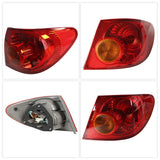 labwork Right Passenger Side RH Tail Light Lamp Assembly Red Lens and Housing Replacement for 2005-2008 Toyota Corolla Outer Rear 8155002290 TO2801154 Lab Work Auto