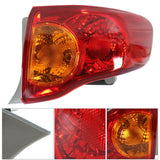 labwork Right Passenger Side RH Tail Light Lamp Assembly Replacement for 2009 2010 Toyota Corolla Outer Rear 8155002460 TO2801175 Lab Work Auto