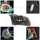 labwork Right Passenger Side RH Tail Light Lamp Assembly Replacement for 2009 2010 Toyota Corolla Outer Rear 8155002460 TO2801175 Lab Work Auto