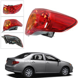 labwork Right Passenger Side RH Tail Light Lamp Assembly Replacement for 2009 2010 Toyota Corolla Outer Rear 8155002460 TO2801175 Lab Work Auto