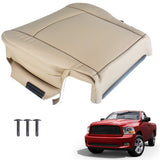 labwork Seat Cover Driver Bottom For 2009-2012 Dodge Ram 1500 2500 Laramie Tan Lab Work Auto