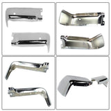 labwork Steel Rear Bumper Ends Replacement for Ford F150 Pickup with Parking Assist Sensor 2009-2014 Chrome FO1102372 10 11 12 13 Lab Work Auto