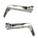 labwork Steel Rear Bumper Ends Replacement for Ford F150 Pickup with Parking Assist Sensor 2009-2014 Chrome FO1102372 10 11 12 13 Lab Work Auto