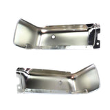 labwork Steel Rear Bumper Ends Replacement for Ford F150 Pickup with Parking Assist Sensor 2009-2014 Chrome FO1102372 10 11 12 13 Lab Work Auto